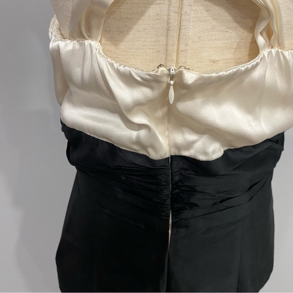 Alexia Admor Silk Black and White Dress‎ Medium - Picture 9 of 14